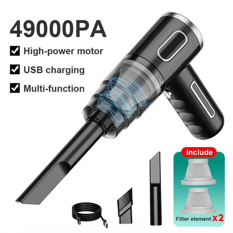 Wireless Portable Car Vacuum Cleaner Cleaner Cordless Handheld Auto Vacuum Car Dual Use Mini Vacuum Cleaner