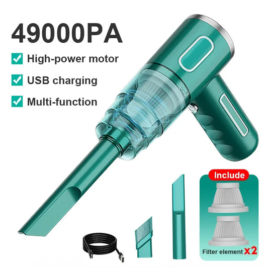 Wireless Portable Car Vacuum Cleaner Cleaner Cordless Handheld Auto Vacuum Car Dual Use Mini Vacuum Cleaner